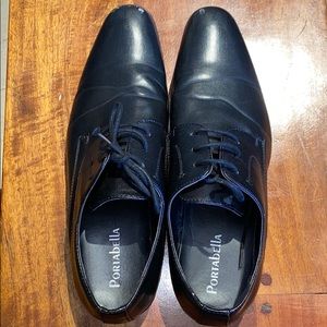 Portabella Men’s black dress shoes